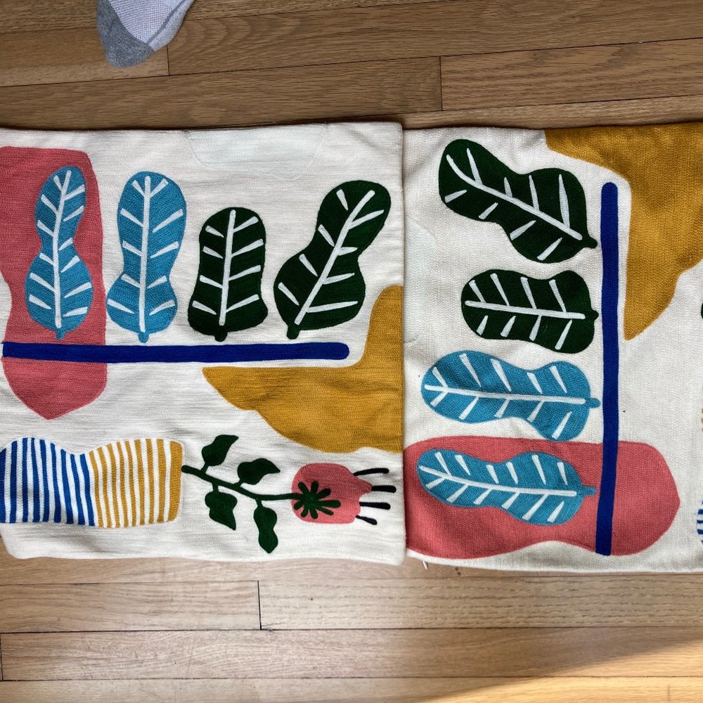 West Elm Pillow Covers (2)